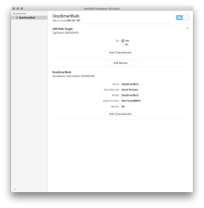 HomeKit Accessory Details