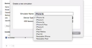 Xcode Device Simulators